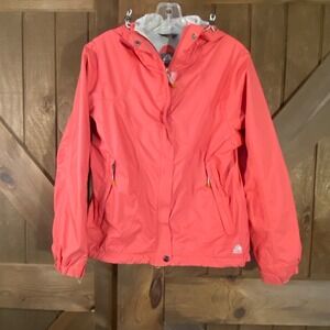 Nike ACG Jacket Womens M Coral Pink Excellent Fit Storm Hooded Outdoor Shell